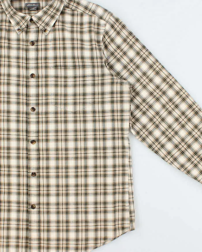 Vintage Eddie Bauer Plaid Relaxed Fit Long Sleeve Flannel Shirt - M sold by Rokit product image thumbnail 3