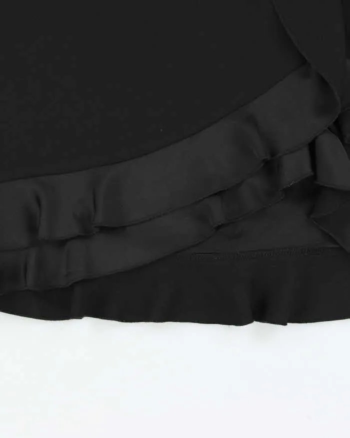 Vintage Y2k 00s Laura Ruffle Satin Hem Skirt - S sold by Rokit product image thumbnail 4