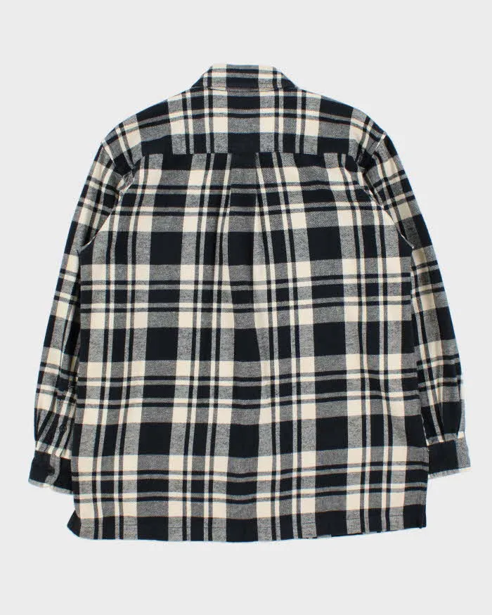 Vintage 90s Ralph Lauren Zip-up Flannel Shacket - M sold by Rokit product image thumbnail 2