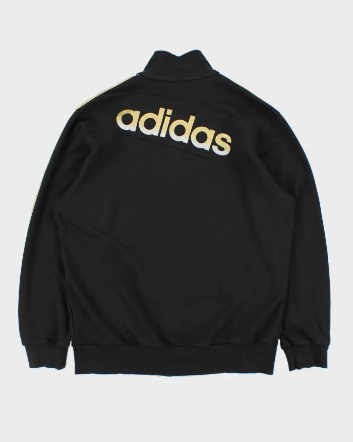 Vintage Y2K 00s Adidas Gold 3-Stripe Full-Zip Sweatshirt - XL sold by Rokit product image thumbnail 2