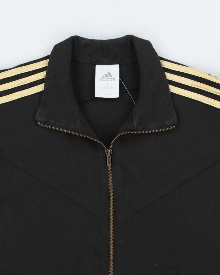 Vintage Y2K 00s Adidas Gold 3-Stripe Full-Zip Sweatshirt - XL sold by Rokit product image thumbnail 5