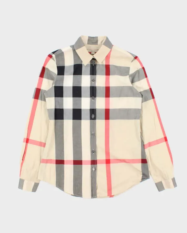 Vintage Y2K 00s Burberry Brit Big Novacheck Long Sleeve Shirt - XS sold by Rokit