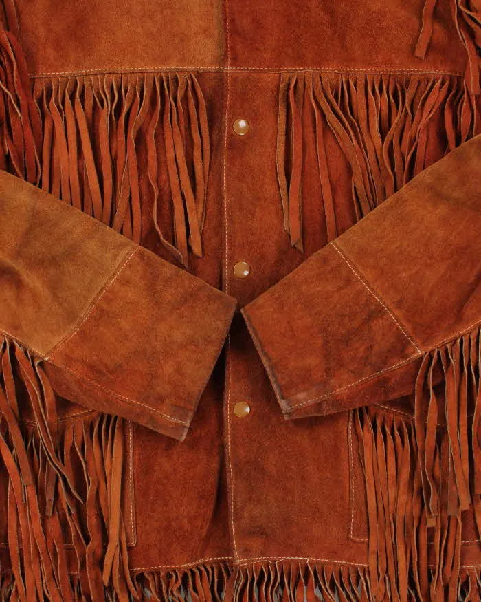 Vintage 1960s Western Leather Wear Suede Tassel Jacket - L sold by Rokit product image thumbnail 5