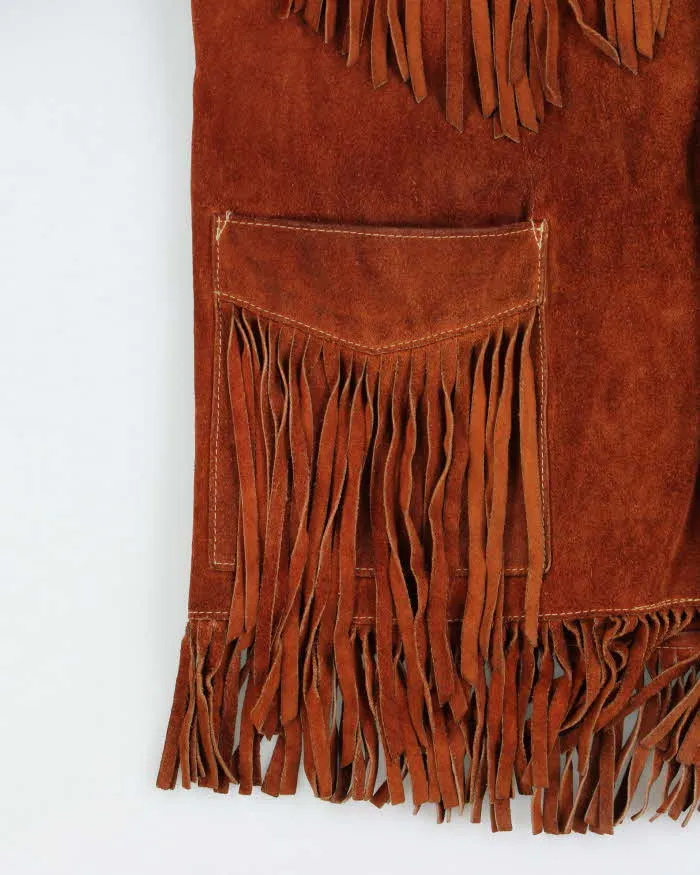 Vintage 1960s Western Leather Wear Suede Tassel Jacket - L sold by Rokit product image thumbnail 4