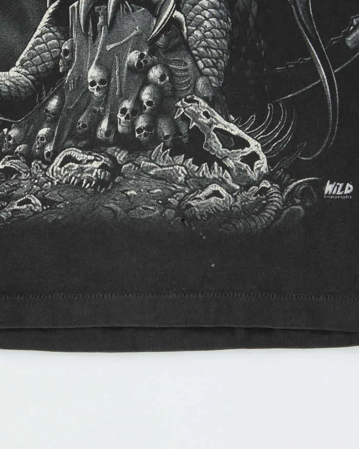 Vintage 1990s Wild Single Stitch Dragon Crewneck T-Shirt - M sold by Rokit product image thumbnail 4