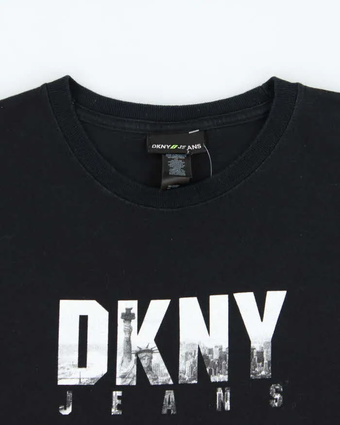 Vintage Y2K 00s DKNY Jeans Spell Out NYC Heavyweight Crewneck T-Shirt - XL sold by Rokit product image thumbnail 5