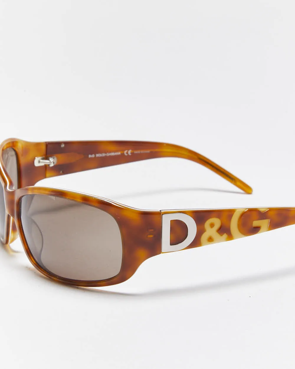 Vintage Y2k 00s Dolce & Gabbana Tortoise Shell Sunglasses sold by Rokit product image thumbnail 3