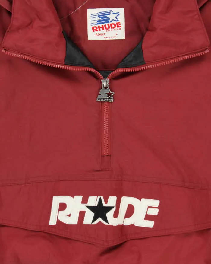 2020 Rhude x Starter Quilt Lined Half-Zip Shell Hooded Pullover - L sold by Rokit product image thumbnail 5