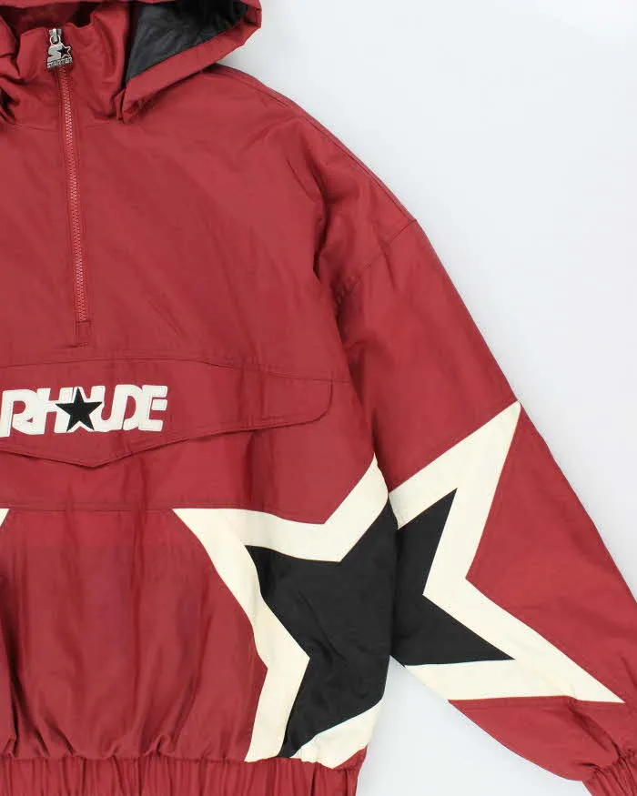 2020 Rhude x Starter Quilt Lined Half-Zip Shell Hooded Pullover - L sold by Rokit product image thumbnail 3