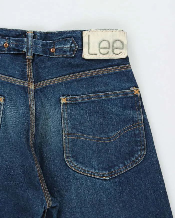 Vintage 00s Lee 17101 Horsehair Patch Japanese Selvedge Denim Straight Leg Jeans - W30 L29 sold by Rokit product image thumbnail 4