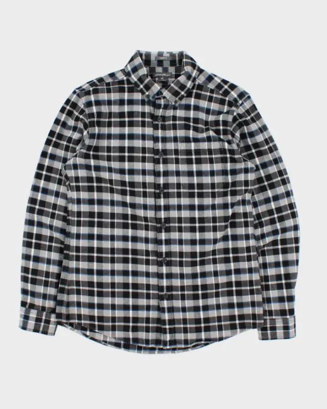 Vintage Eddie Bauer Plaid Classic Fit Long Sleeve Flannel Shirt - M sold by Rokit