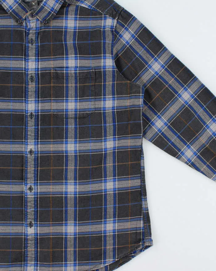 Vintage Eddie Bauer Plaid Relaxed Fit Long Sleeve Flannel Shirt - L sold by Rokit product image thumbnail 3