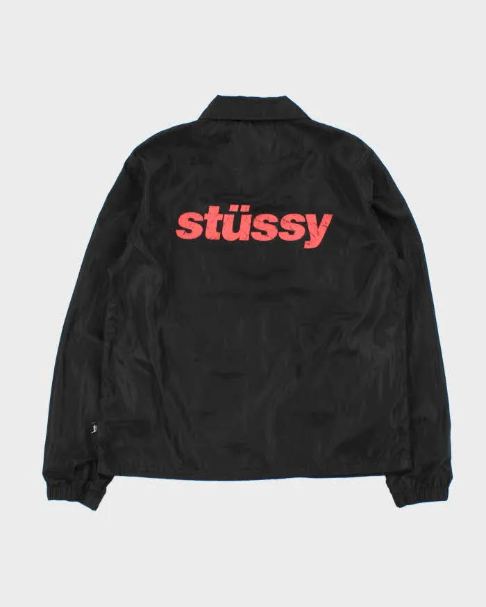 Vintage Stussy Women's Graphic Logo Coach Jacket - M sold by Rokit product image thumbnail 2