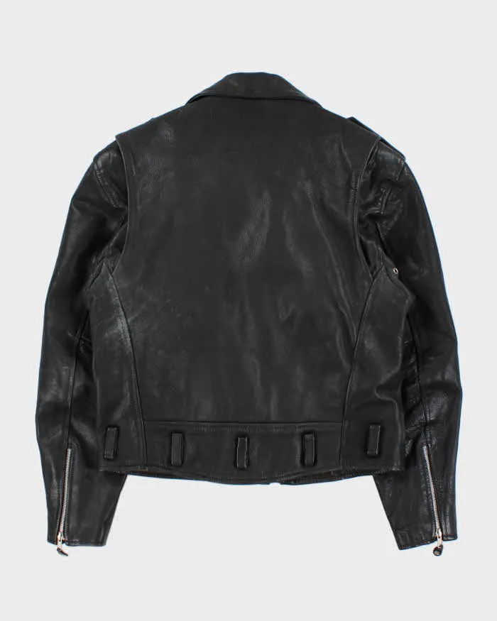 Vintage 1990s Wilsons Classic Leather Biker Jacket - M sold by Rokit product image thumbnail 2