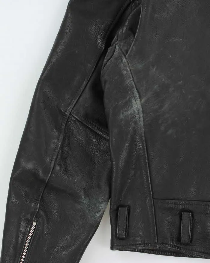 Vintage 1990s Wilsons Classic Leather Biker Jacket - M sold by Rokit product image thumbnail 5