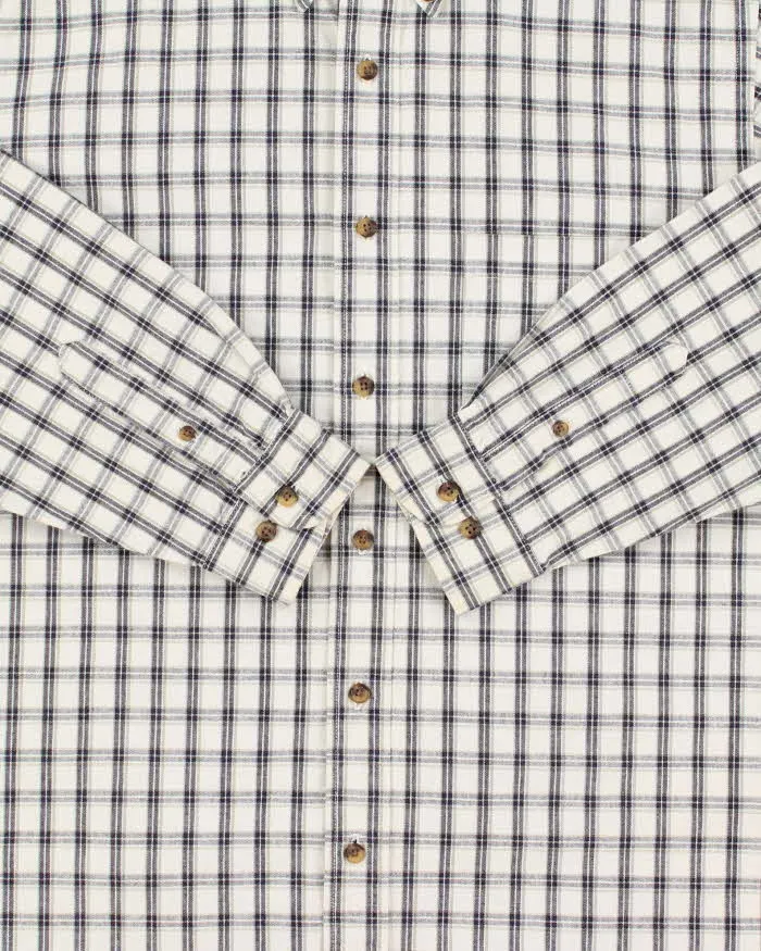 Vintage 00s Eddie Bauer Plaid Long Sleeve Flannel Shirt - S sold by Rokit product image thumbnail 4