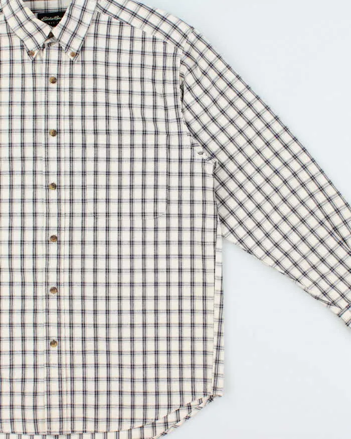Vintage 00s Eddie Bauer Plaid Long Sleeve Flannel Shirt - S sold by Rokit product image thumbnail 3