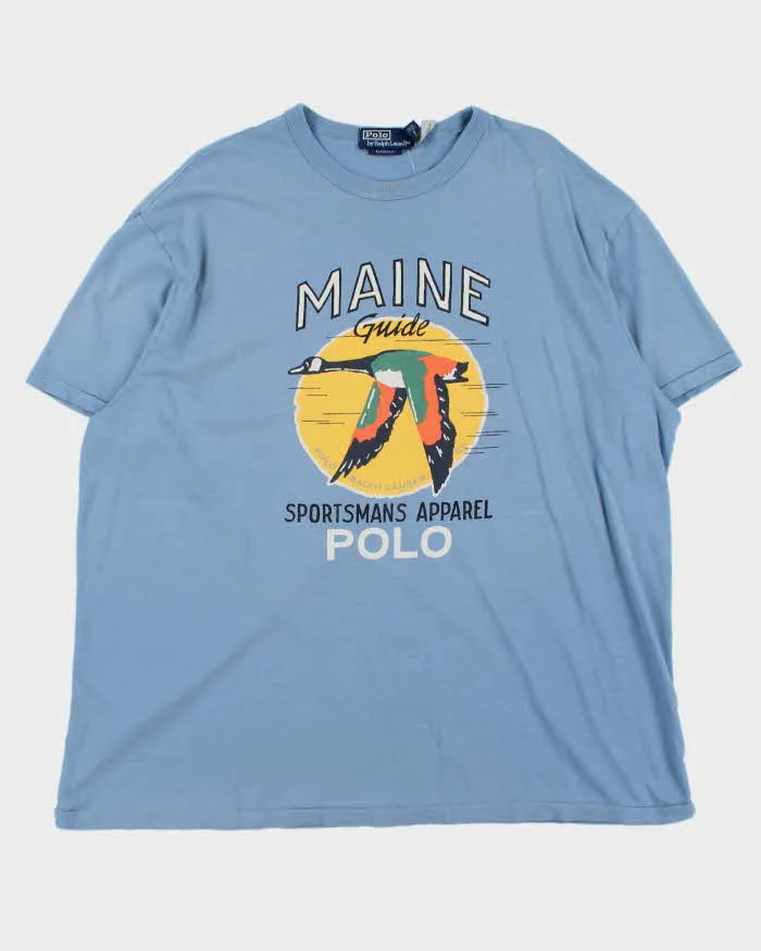 Vintage Polo Ralph Lauren Sportsman Maine Crewneck T-Shirt - XXL sold by Rokit