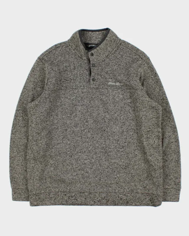 Vintage Eddie Bauer Snap T Fleece - L sold by Rokit