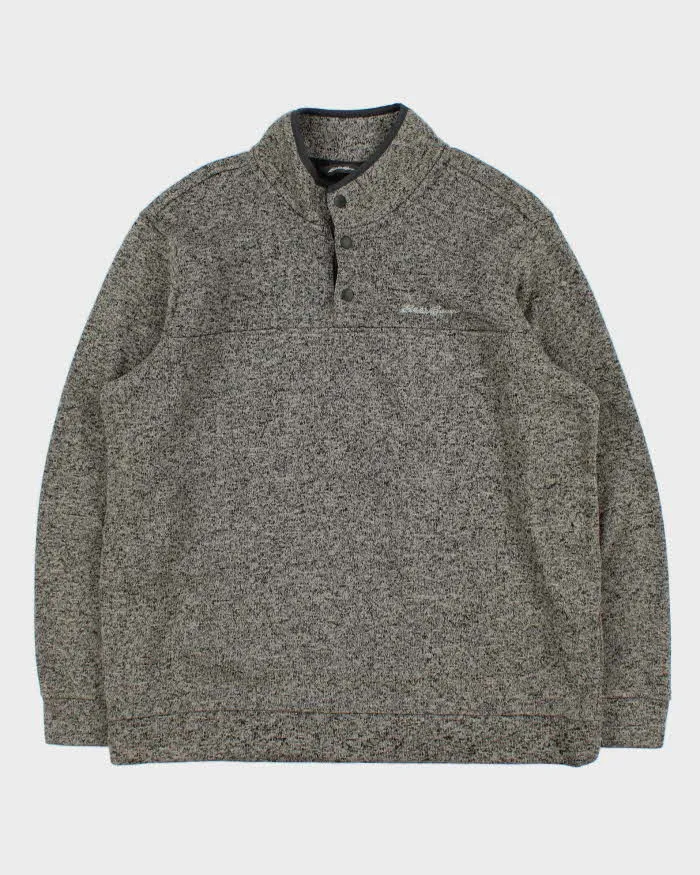 Vintage Eddie Bauer Snap T Fleece - L sold by Rokit