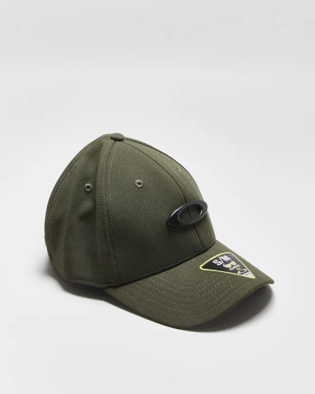 Vintage Oakley Khaki Flex Baseball Cap - S/M made by Oakley