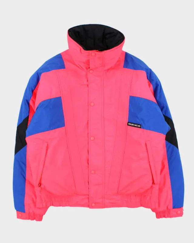 Vintage 1991 Sun Ice Illuminous Pink Ski Gratuitement Jacket - L sold by Rokit