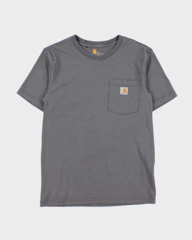 Vintage Carhartt Heavyweight Relaxed Fit Crewneck Pocket T-Shirt - S sold by Rokit