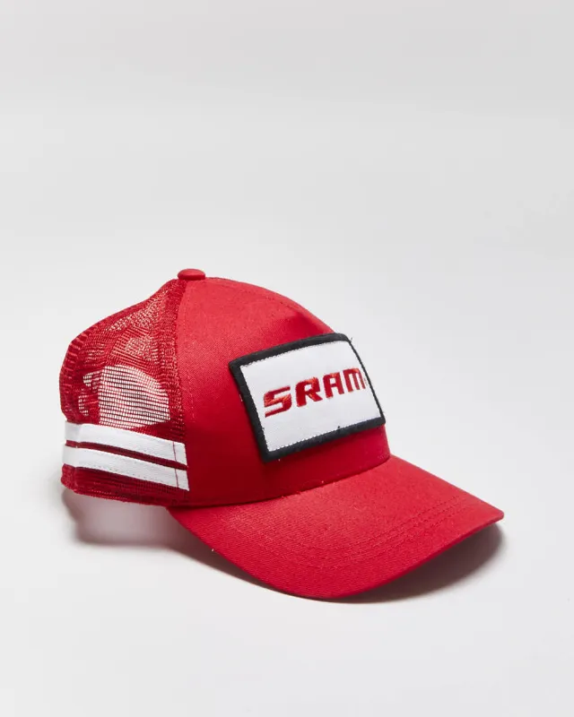 Vintage Y2K 00s Sram Racing Snapback Trucker Cap - OS sold by Rokit