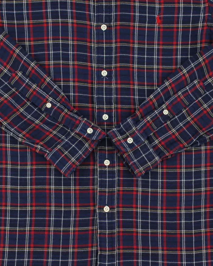 Vintage Polo Ralph Lauren Plaid Classic Fit Long Sleeve Flannel Shirt - M sold by Rokit product image thumbnail 4