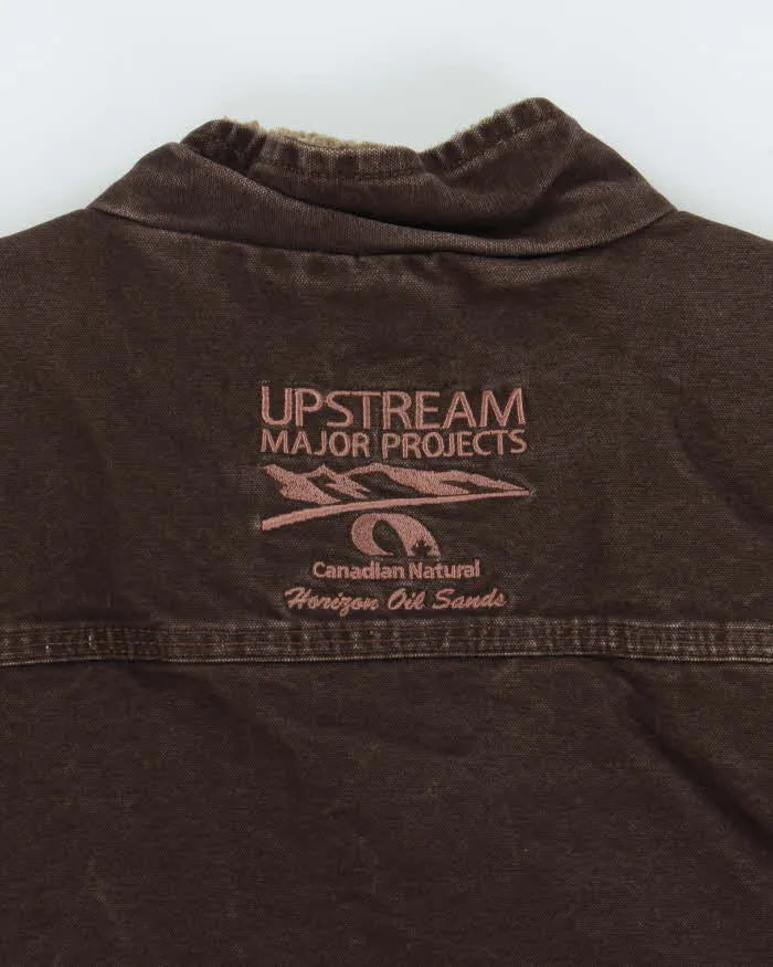 Vintage Carhartt V33 DKB Sherpa Lined Canvas Workwear Gilet - L sold by Rokit product image thumbnail 5