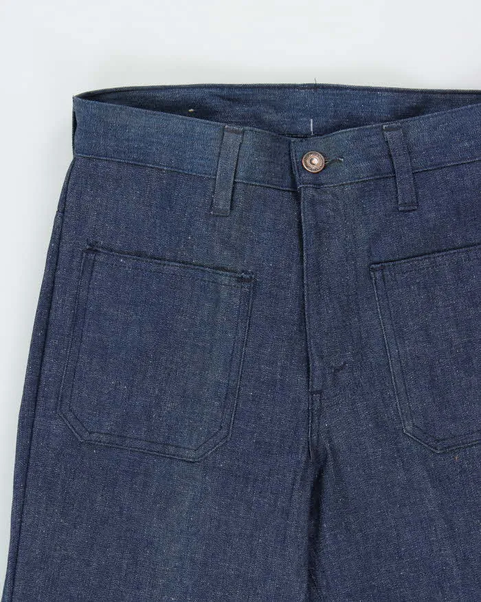 DSWT Vintage 1970s Levi's Shipmates Big E Raw Denim Women's High Waisted Flared Bell Bottom Jeans - W28 L37 sold by Rokit product image thumbnail 3