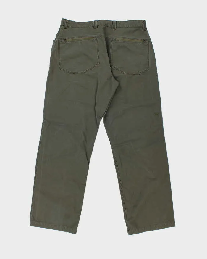 Vintage Arc'teryx Khaki Wide Leg Tech Trousers - W34 L32 sold by Rokit product image thumbnail 2