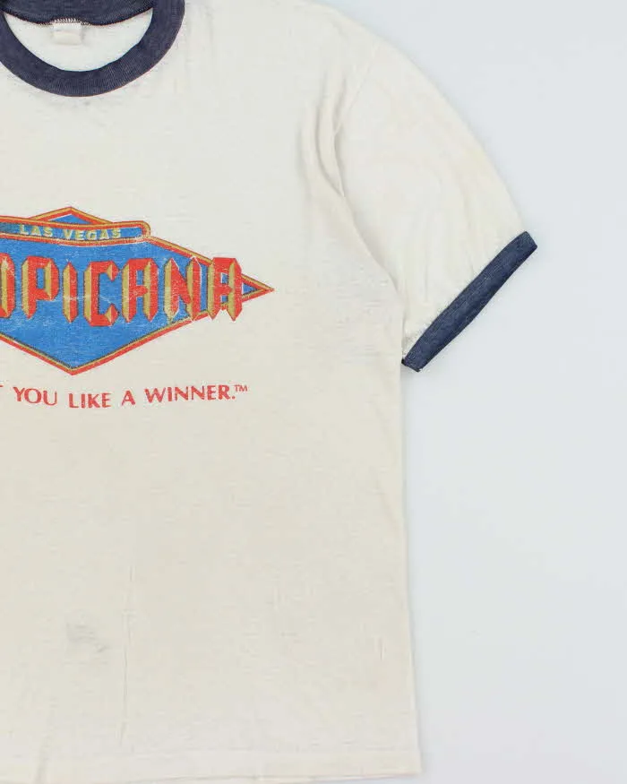 Vintage 1970s Las Vegas Tropicana Distressed Single Stitch Crewneck T-Shirt - M sold by Rokit product image thumbnail 3