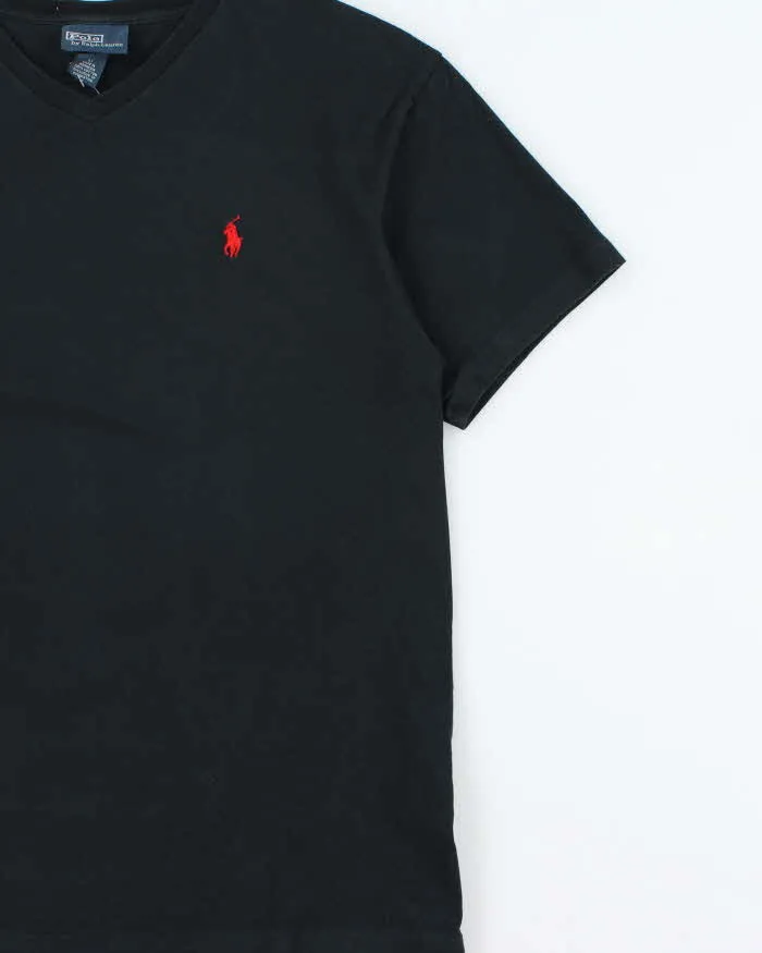 Vintage 1990s Polo Ralph Lauren Single Stitch V-neck T-shirt - M sold by Rokit product image thumbnail 3