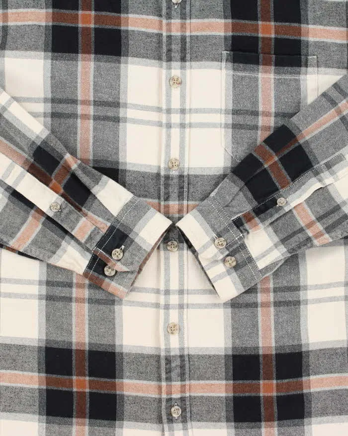 Vintage Eddie Bauer Plaid Classic Fit Long Sleeve Flannel Shirt - L sold by Rokit product image thumbnail 4