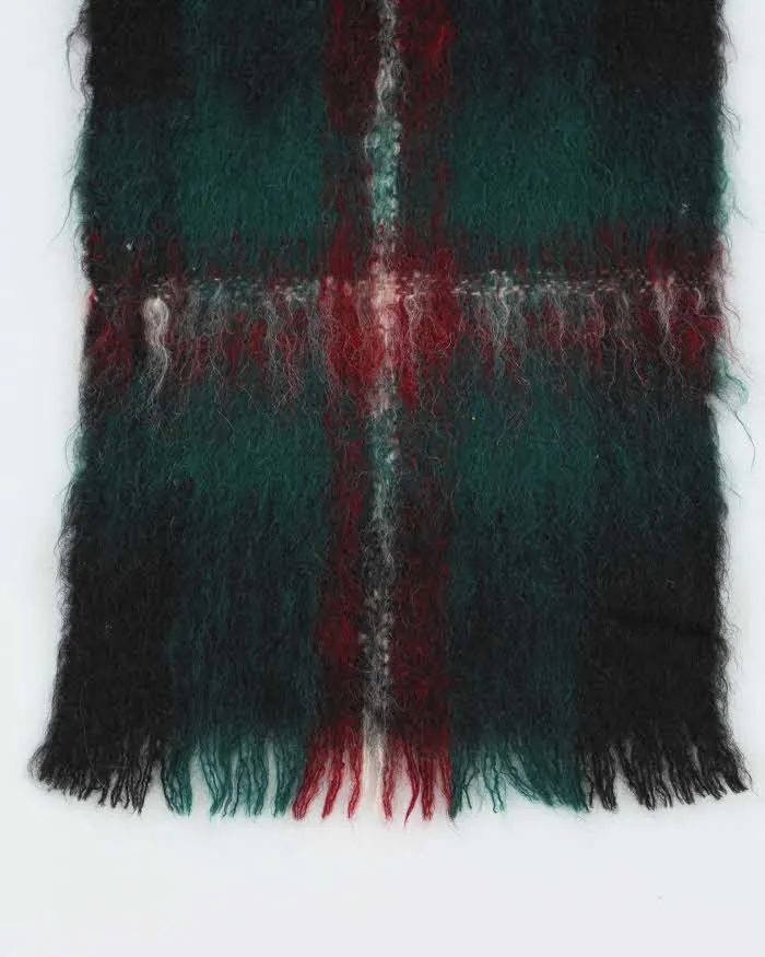 Vintage 1980s Haxap Mohair Wool Tartan Scarf sold by Rokit product image thumbnail 5