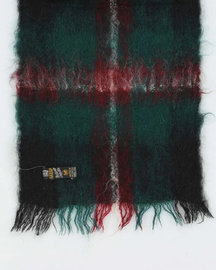 Vintage 1980s Haxap Mohair Wool Tartan Scarf sold by Rokit product image thumbnail 4