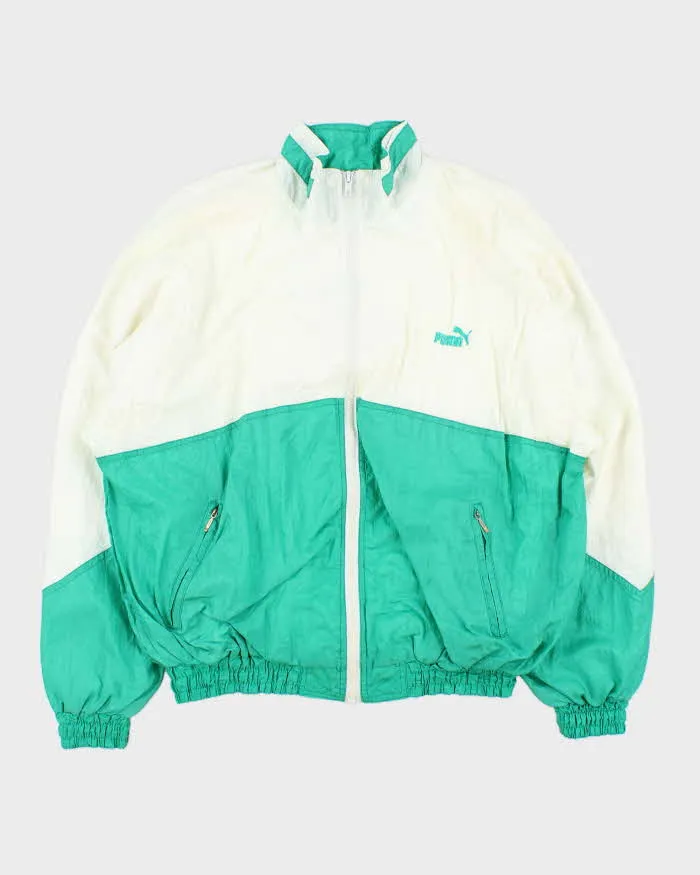 Vintage 1980s Puma Two-Tone Shell Track Jacket - M sold by Rokit