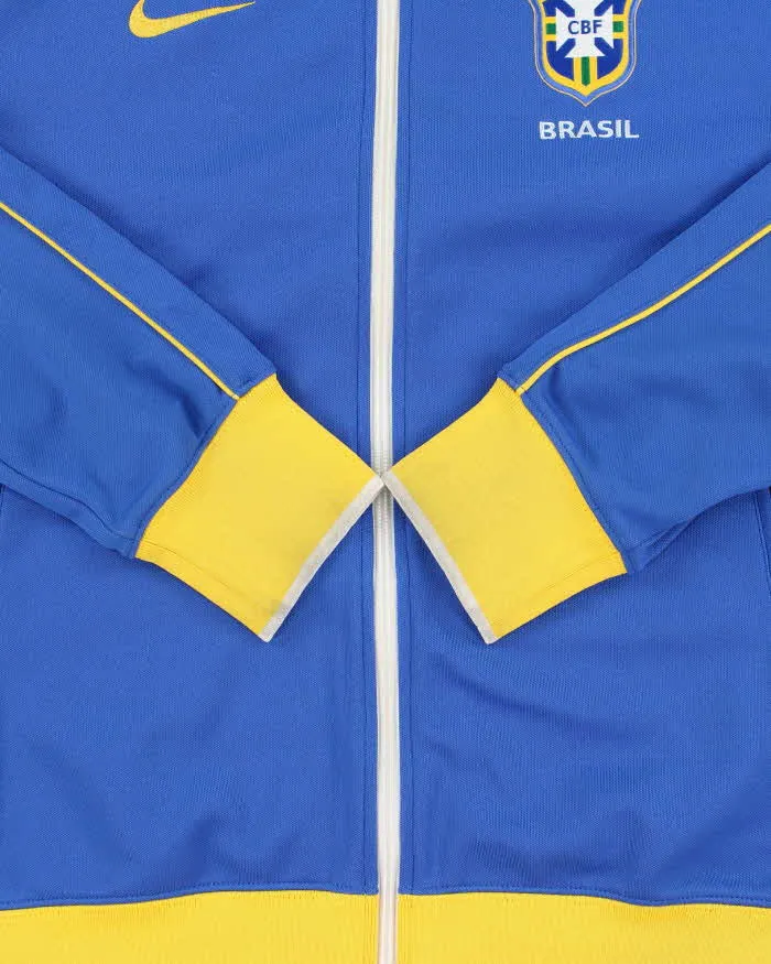Vintage Y2K 00s Nike Brasil CBF Away Football Track Jacket - M sold by Rokit product image thumbnail 5