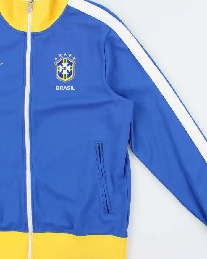 Vintage Y2K 00s Nike Brasil CBF Away Football Track Jacket - M sold by Rokit product image thumbnail 3