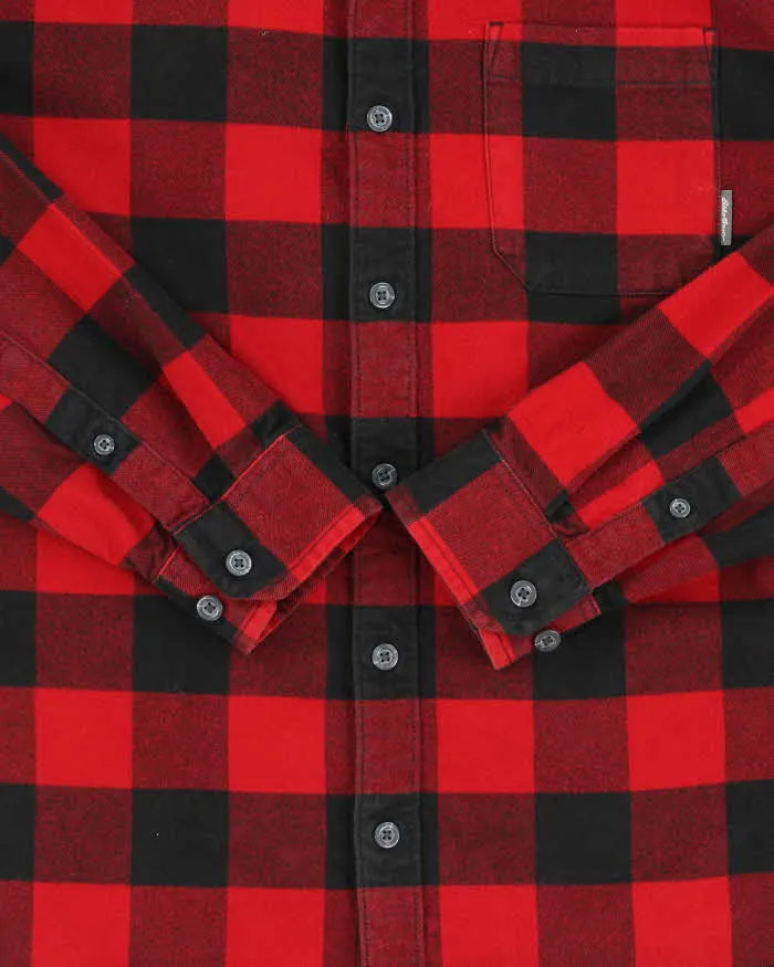 Vintage Eddie Bauer Buffalo Plaid Classic Fit Long Sleeve Flannel Shirt - M sold by Rokit product image thumbnail 4