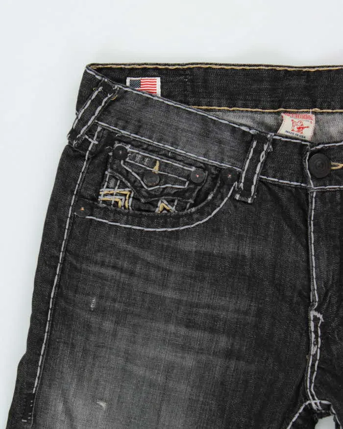 Vintage Y2K 00s True Religion Ricky Flap Straight Leg Jeans - W38 L33 sold by Rokit product image thumbnail 3