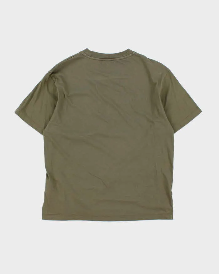 Vintage Carhartt Khaki Crewneck Pocket T-Shirt - S sold by Rokit product image thumbnail 2
