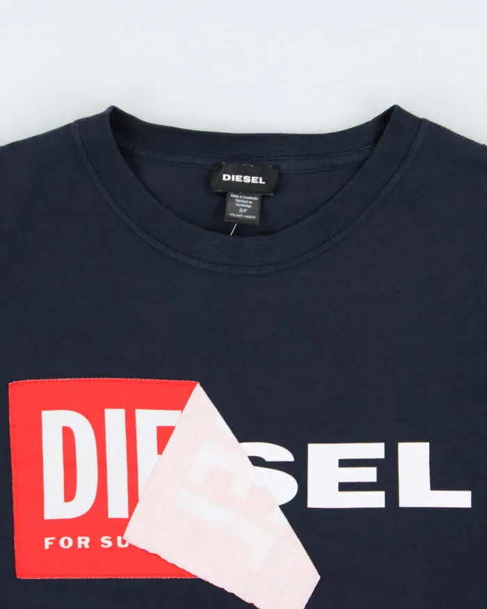 Vintage Diesel Peel Spell Out Crewneck T-Shirt - S sold by Rokit product image thumbnail 5