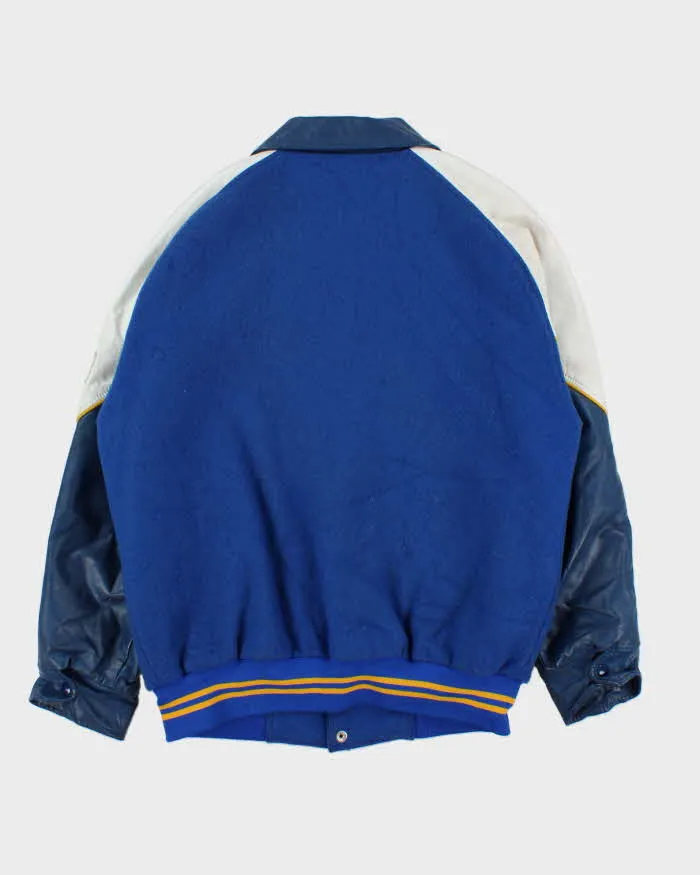 Vintage 1980s Sunshine Coast Hockey Team Wool Leather Varsity Bomber Jacket - L sold by Rokit product image thumbnail 2