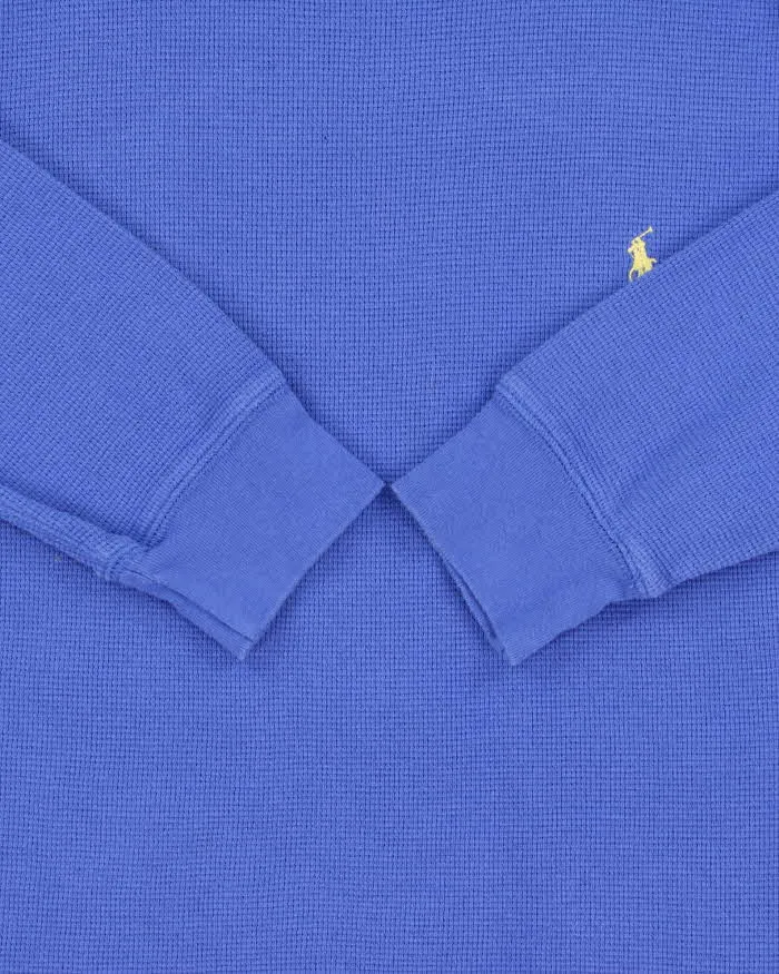 Vintage Polo Ralph Lauren Long Sleeve Crewneck Waffle T-Shirt - S sold by Rokit product image thumbnail 4