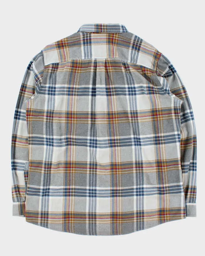 Vintage Eddie Bauer Plaid Classic Fit Long Sleeve Flannel Shirt - XL sold by Rokit product image thumbnail 2