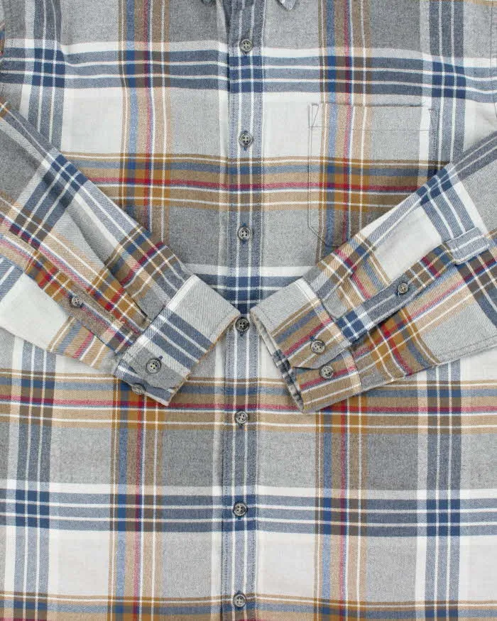 Vintage Eddie Bauer Plaid Classic Fit Long Sleeve Flannel Shirt - XL sold by Rokit product image thumbnail 4