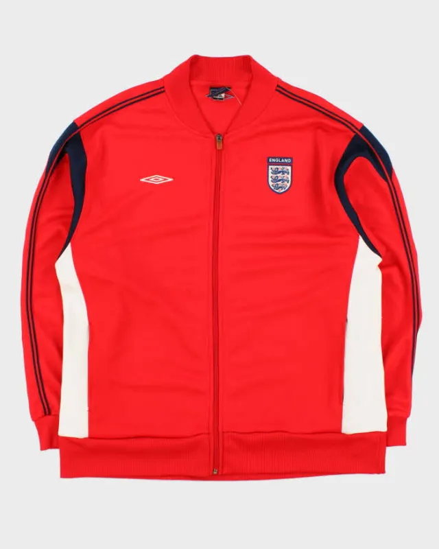 Vintage Y2K 00s Umbro England Football Track Jacket - XL sold by Rokit
