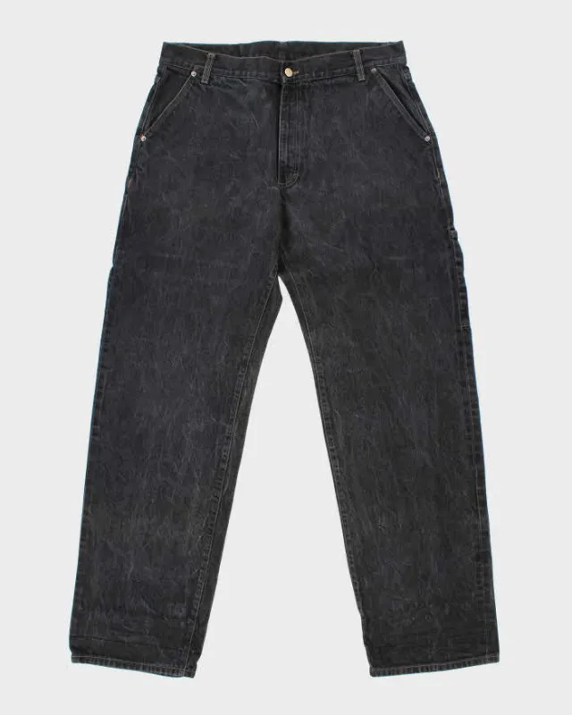Vintage 2002 Gucci Tom Ford Selvedge Denim Wide Leg Carpenter Jeans - W36 L34 sold by Rokit